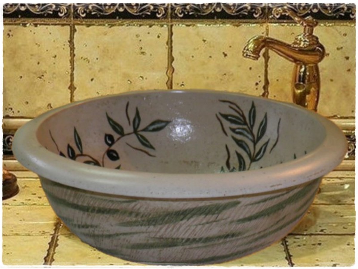 Bowls Bath Stone Design Olives