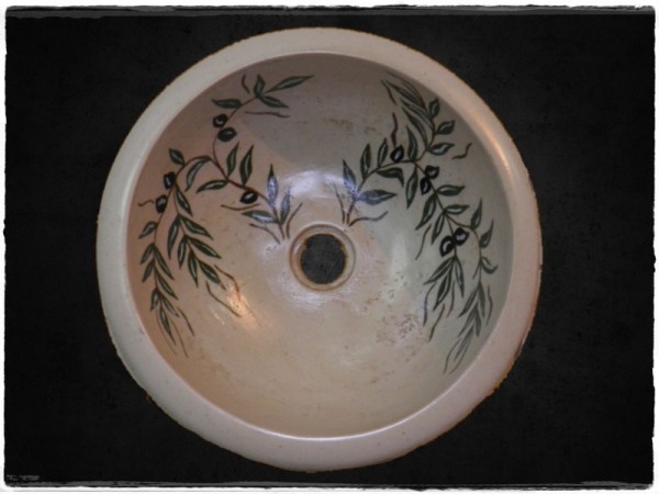 Bowls Bath Stone Design Olives