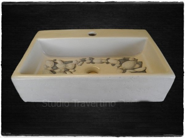 Μπάνιου Νεροχύτες Χειροποίητοι Βότσαλα