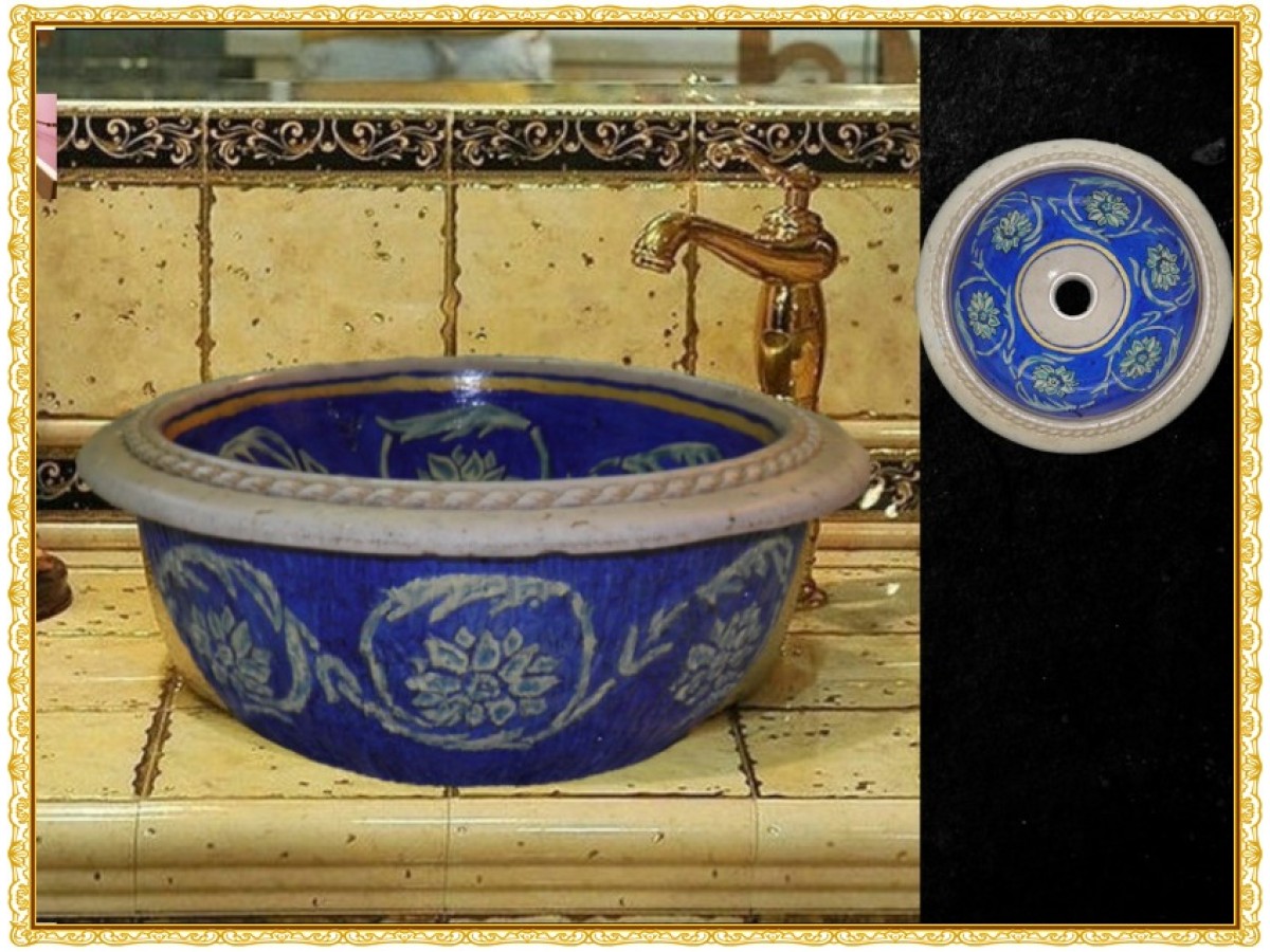 Bathroom Wc Washbasins Handmade Design Flora