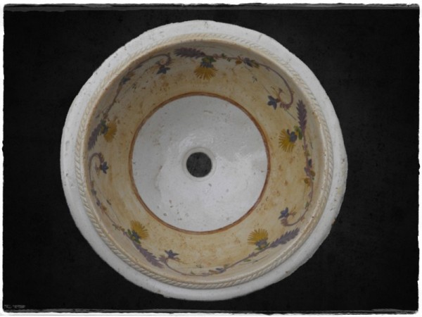 Vineyard Travertine Bathroom Sinks