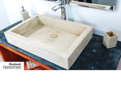 Νεροχύτες Πέτρινοι Μπάνιου Τετράγωνοι Επικαθήμενοι Λέων 