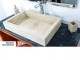 Stone Bathroom Sinks Square Leo Seated