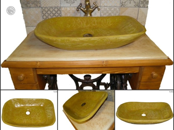 Νιπτήρες Μπάνιου Παραδοσιακοί Οδυσσέας 64,5 χ 41 χ 11,5 cm