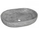 Οβάλ Νιπτήρας Μπάνιου Θέτις Τραβερτίνο Ελεύθερης Τοποθέτησης  Σε Έπιπλο