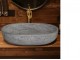 Οβάλ Νιπτήρας Μπάνιου Θέτις Τραβερτίνο Ελεύθερης Τοποθέτησης  Σε Έπιπλο