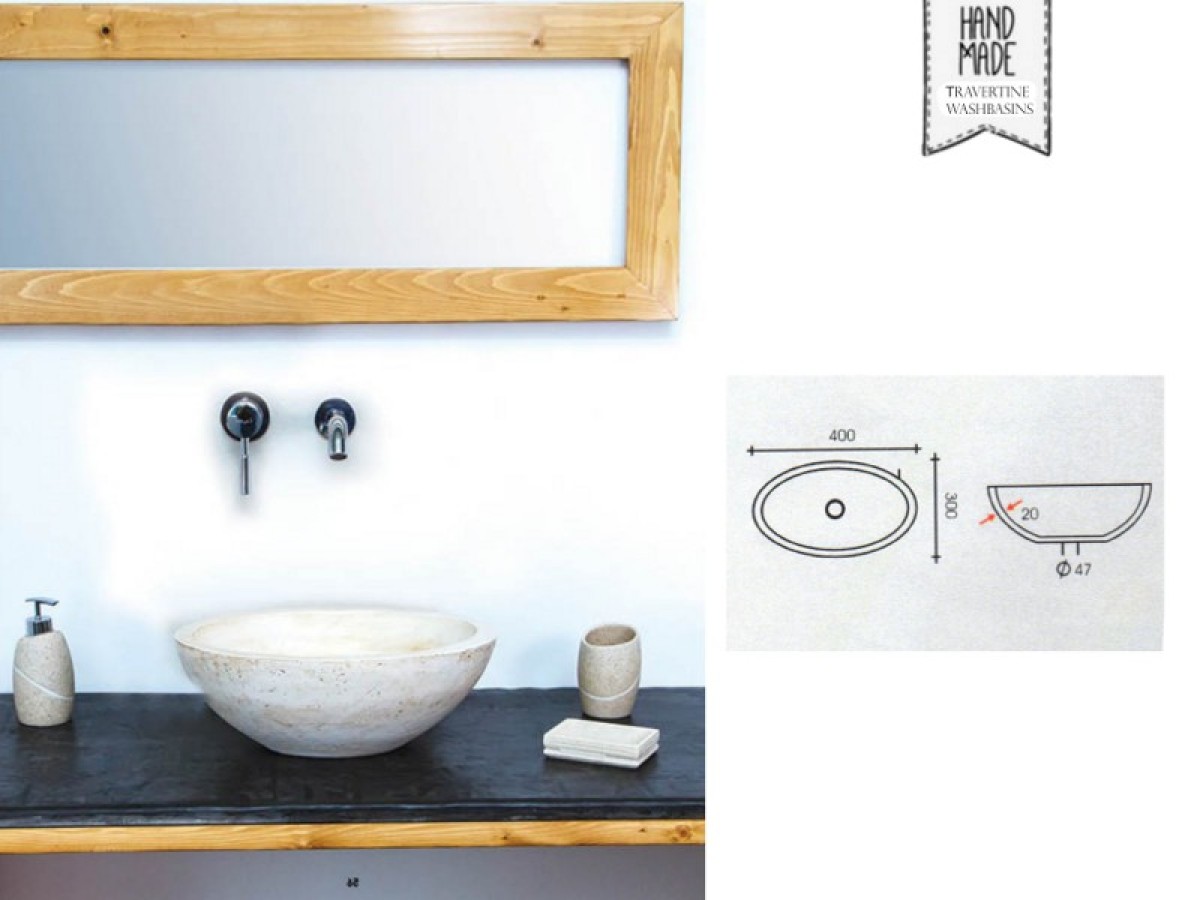 Οβάλ Νιπτήρες Μπάνιου Αφροδίτη 