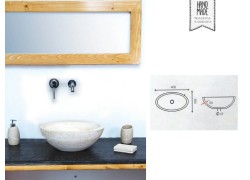 Οβάλ Νιπτήρες Μπάνιου Αφροδίτη 