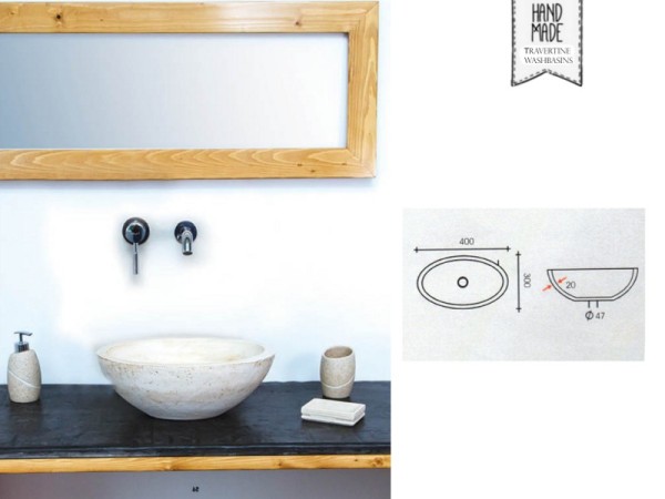 Οβάλ Νιπτήρες Μπάνιου Αφροδίτη 