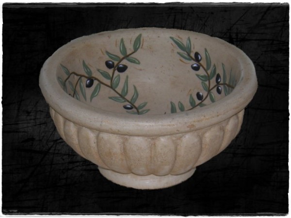 Retro Bathroom Sinks Painting Olive Alexander