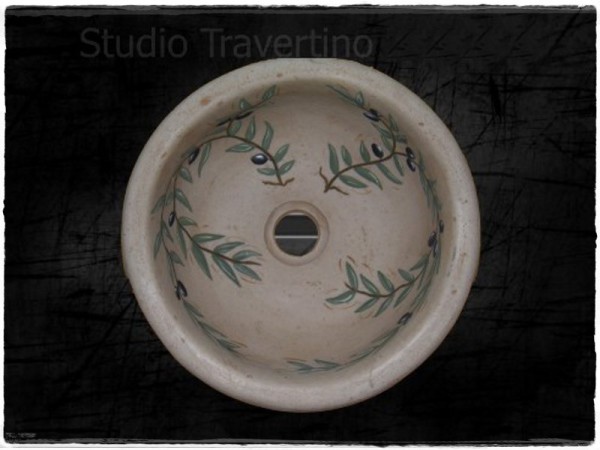Retro Bathroom Sinks Painting Olive Alexander