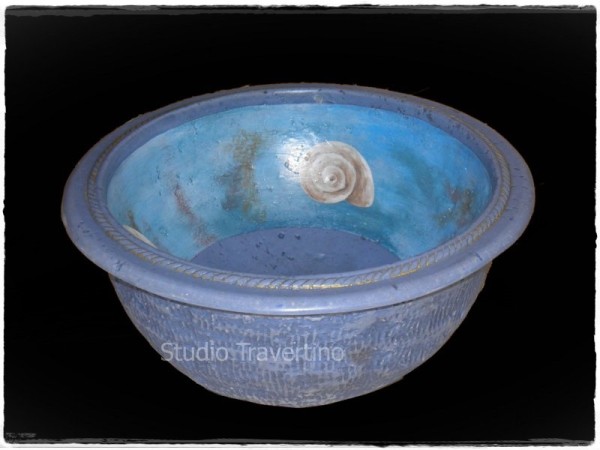 Ρουστίκ Νεροχύτες Μπάνιου Κοχύλια Θάλασσα