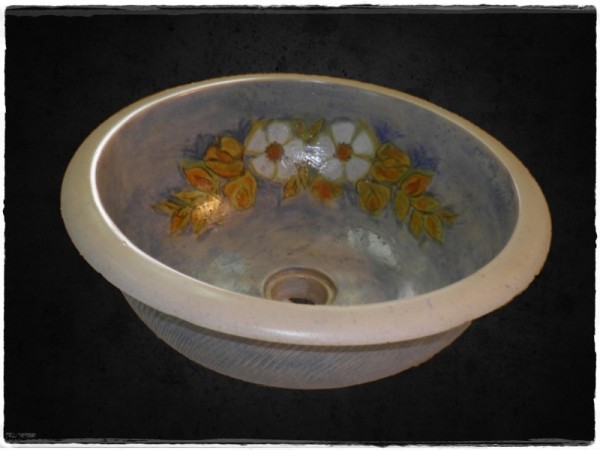 Stone Bathroom Sink Handmade Epirus
