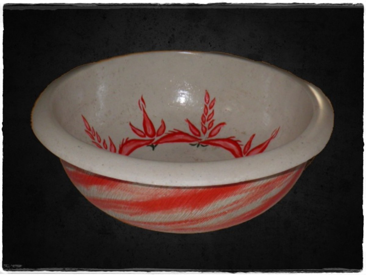 Στρογγυλοί  Με Σχέδια Νεροχύτες Ρετρό Αλεξάνδρα Φ40