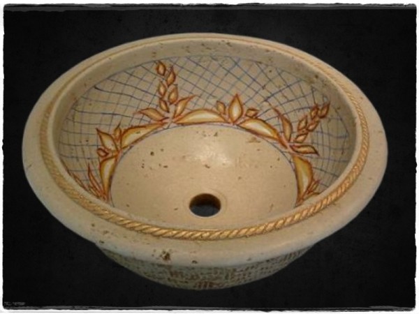 Travertine Basins Nested ocher Alexandra