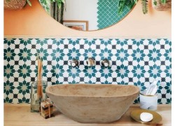 Βαθύς νιπτήρες μπάνιου επιτραπέζιοι Κρόνος ηφαιστειακή!