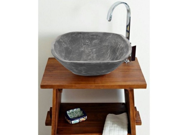 Βαθύς νιπτήρες μπάνιου επιτραπέζιοι Κρόνος ηφαιστειακή!