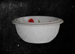 Wc Bathroom Basins Antique Painted Poppies