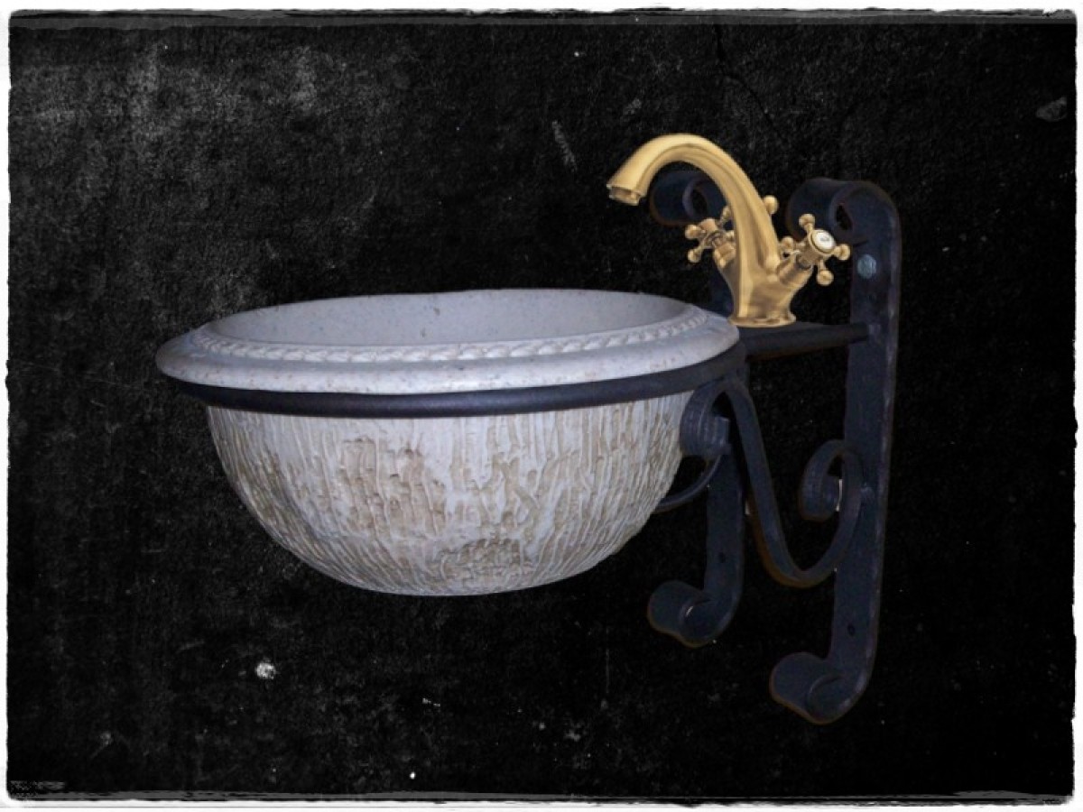 Wc Ρουστίκ Τραβερτίνο Νιπτήρες  Μετέωρα