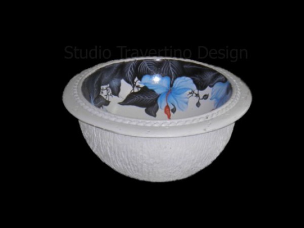 Handmade Bathroom Washbasins Wc Flowers Lilies