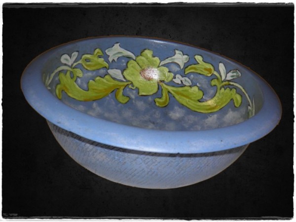 Handmade Retro bath basin Elounda