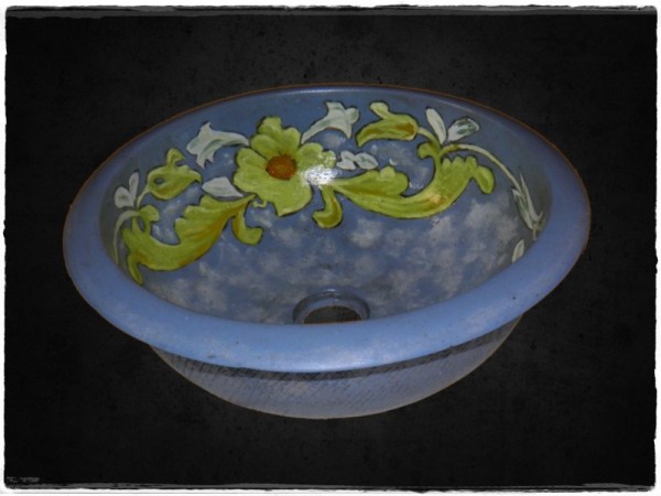 Handmade Retro bath basin Elounda