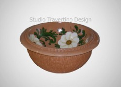 Handmade Painted Daisies Wc Sinks