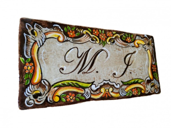 Vintage signs with hand inscriptions 16 x 32 cm