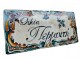 Vintage signs with hand inscriptions 16 x 32 cm