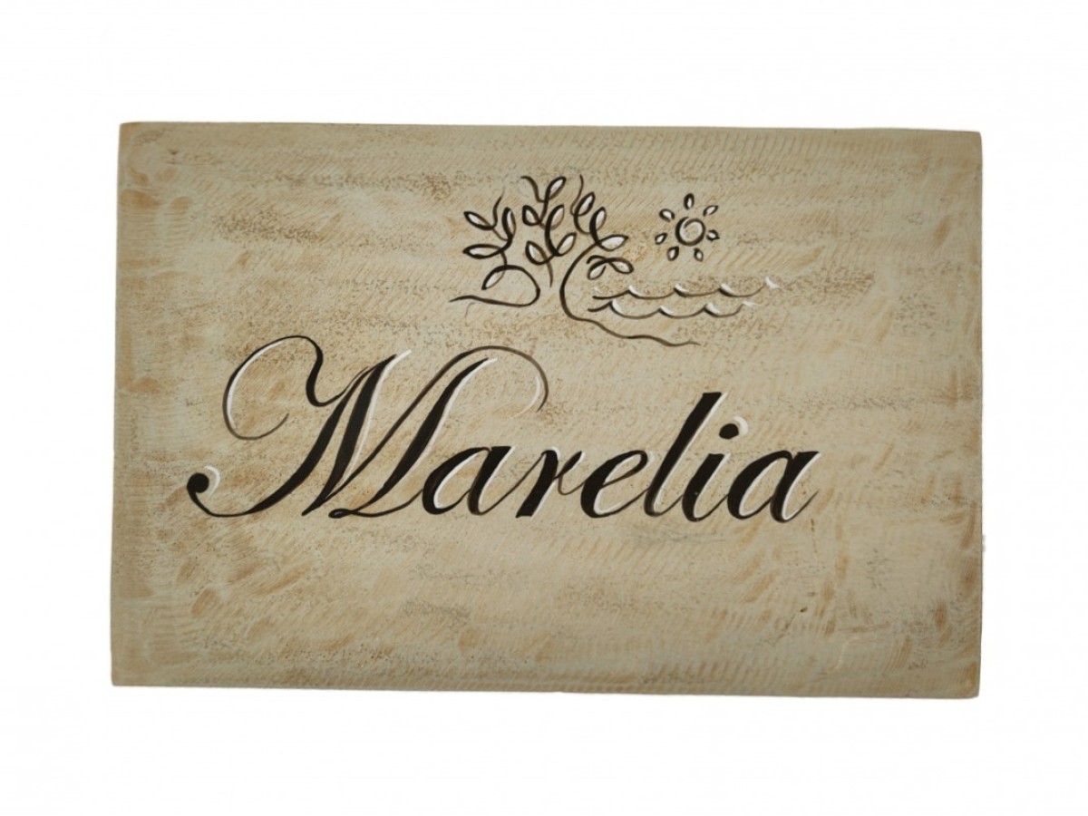 Επιγραφές ξενοδοχείων πέτρινες στο χέρι 35 χ 50 cm 