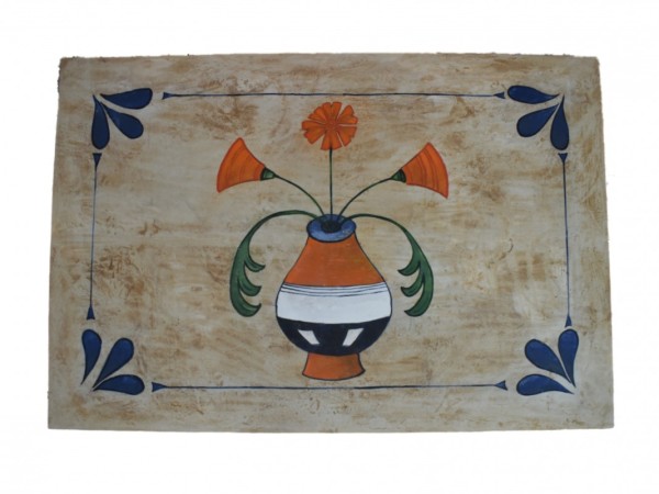 Πέτρινο Ντεκόρ Τραβερτίνο Χειροποίητο Εσωτερικού Εξωτερικού Χώρου Γλάστρα 90 χ 160 cm