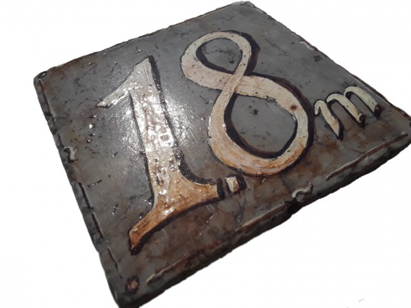 Handmade tile signs 20 x 20 cm hand painted!