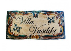 Vintage signs with hand inscriptions 16 x 32 cm