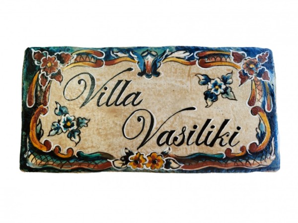 Vintage signs with hand inscriptions 16 x 32 cm