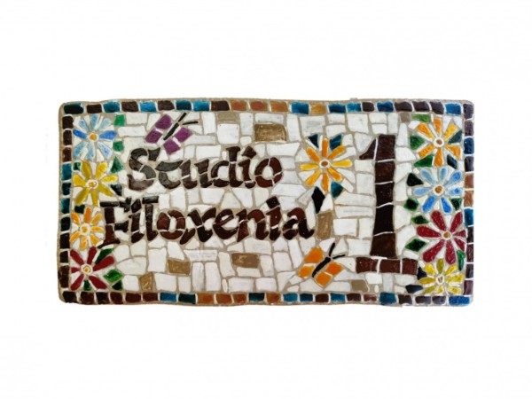 Vintage signs with hand inscriptions 16 x 32 cm