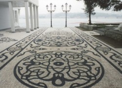 Majestic composition of pebbles mosaic Talos price offer