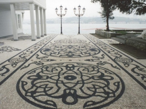 Majestic composition of pebbles mosaic Talos price offer