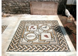 Outdoor indoor pebble mosaic patterns Amphitrite