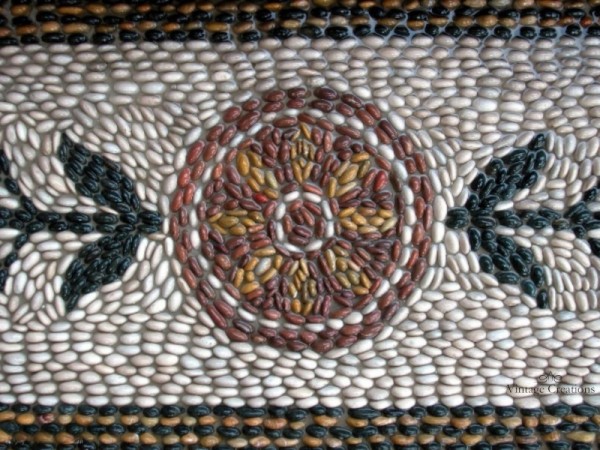 Pebble Iris mosaic floors