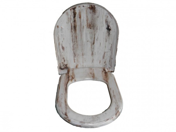 Κάλυμμα Τουαλέτας Χειροποίητο Με Παλαίωση Τύπου Ξύλου  