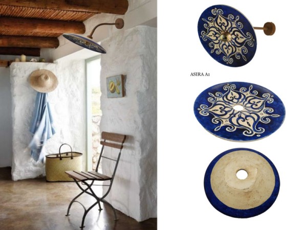 Χειροποίητα φωτιστικά τοίχου asira 