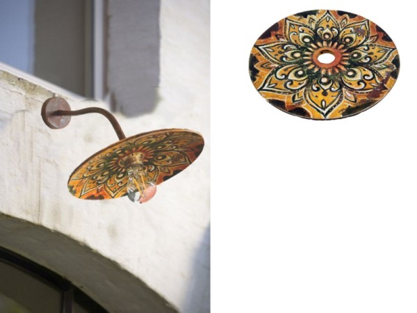 Vintage Φωτιστικά τοίχου  χειροποίητα Σύρος