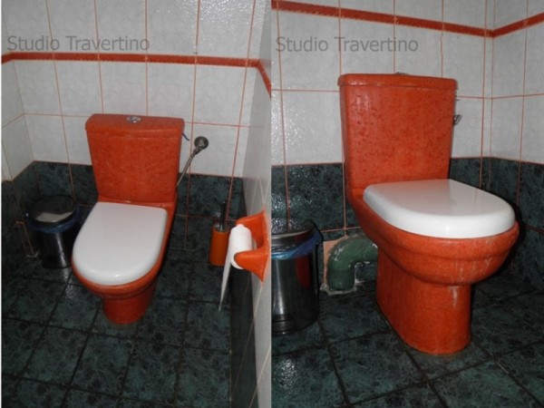 Λεκάνες Μπάνιου Cotto Τραβερτίνο Χειροποίητες Προσφορά.