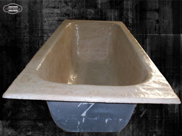 Μπανιέρες Πέτρινες Τραβερτίνο Βίντατζ Μπεζ.