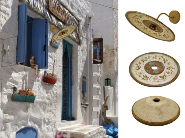 Φωτιστικά τοίχου retro  χειροποίητα Πόρος