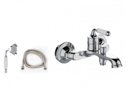 Inox Retro Μπαταρία Λουτρού Victoria