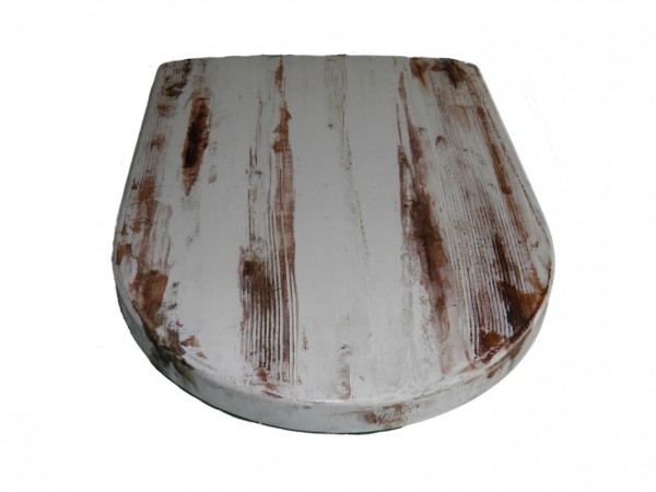 Κάλυμμα Τουαλέτας Χειροποίητο Με Παλαίωση Τύπου Ξύλου  