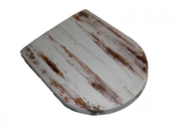 Κάλυμμα Τουαλέτας Χειροποίητο Με Παλαίωση Τύπου Ξύλου  