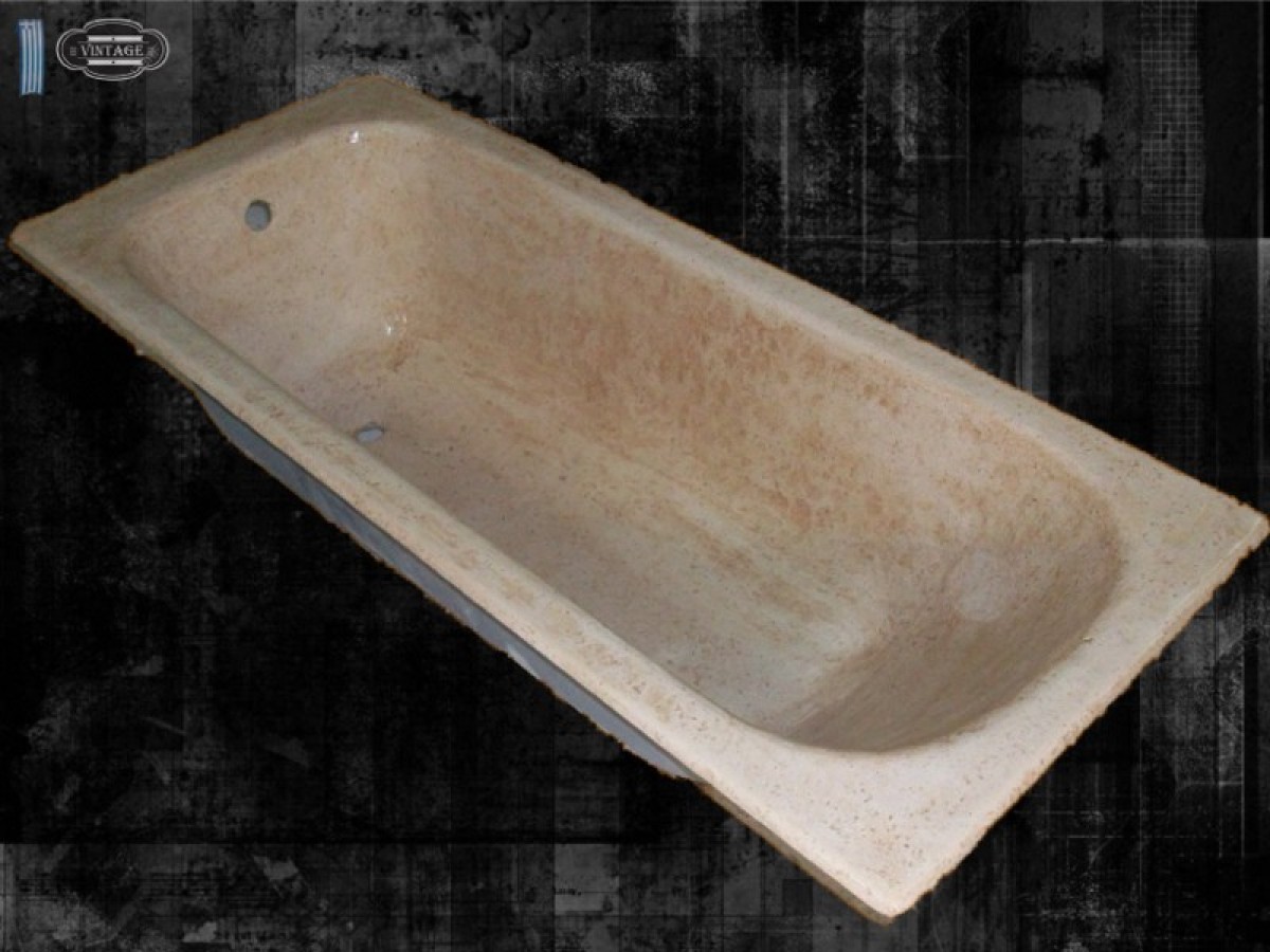 Μπανιέρες Πέτρινες Τραβερτίνο Βίντατζ Μπεζ.