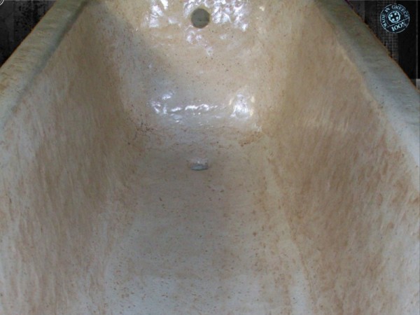 Μπανιέρες Πέτρινες Τραβερτίνο Βίντατζ Μπεζ.